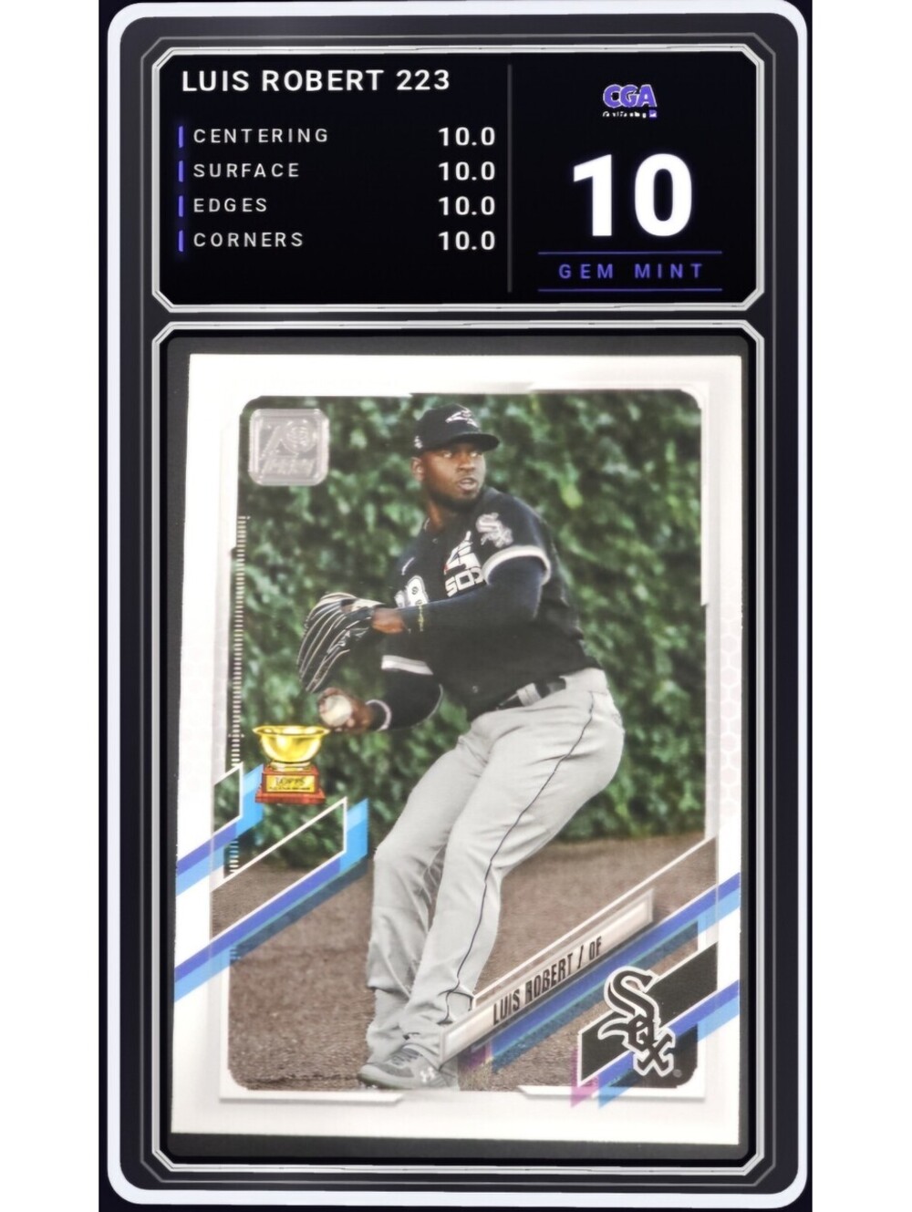 2021 Topps Series 1 #223 Luis Robert Chicago White Sox - CGA 10.0 Digital Grade